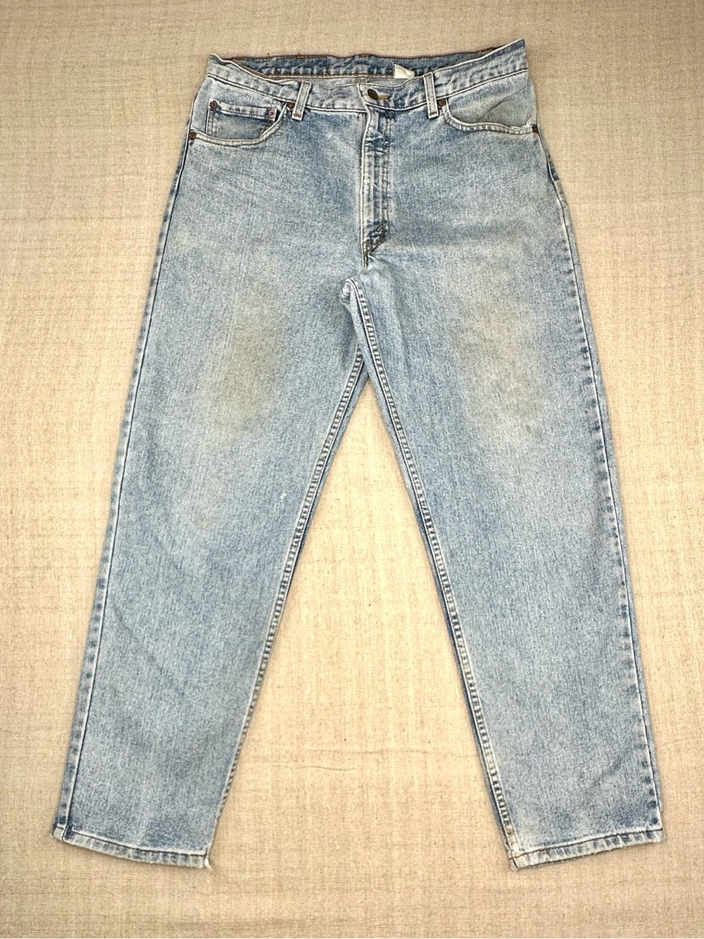 Vintage Levi's 90s Straight Leg Jeans Button Fly 918 Grunge Distressed 34x32 Men